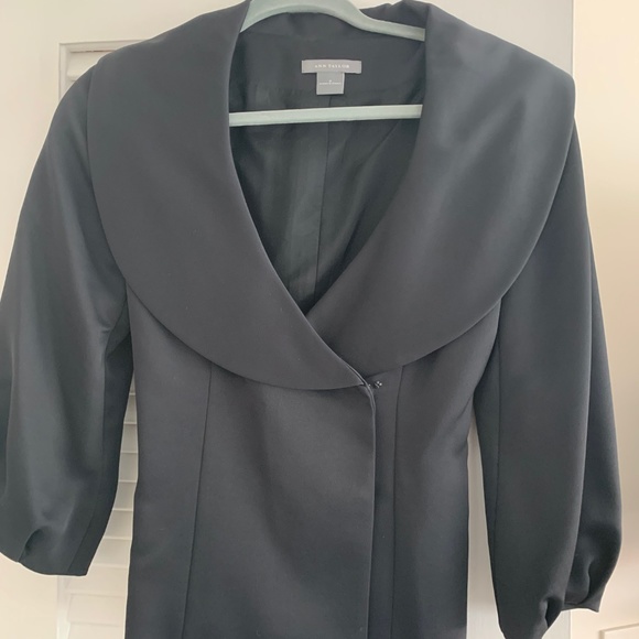 Ann Taylor Black Jacket/Blazer (SM) - Picture 2 of 6